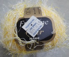 ONE de TIBER Frisotine 50 gram Yarn Light Yellow C502 New Discontinued Eyelash