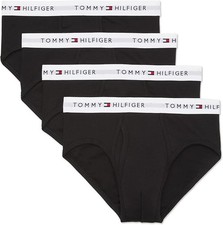 Tommy Hilfiger Cotton Briefs 4 Pack Black M