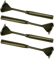 RV Cabinet Door Strut Spring Loaded Metal Hardware 4 Pack Cabinet Support Hinge
