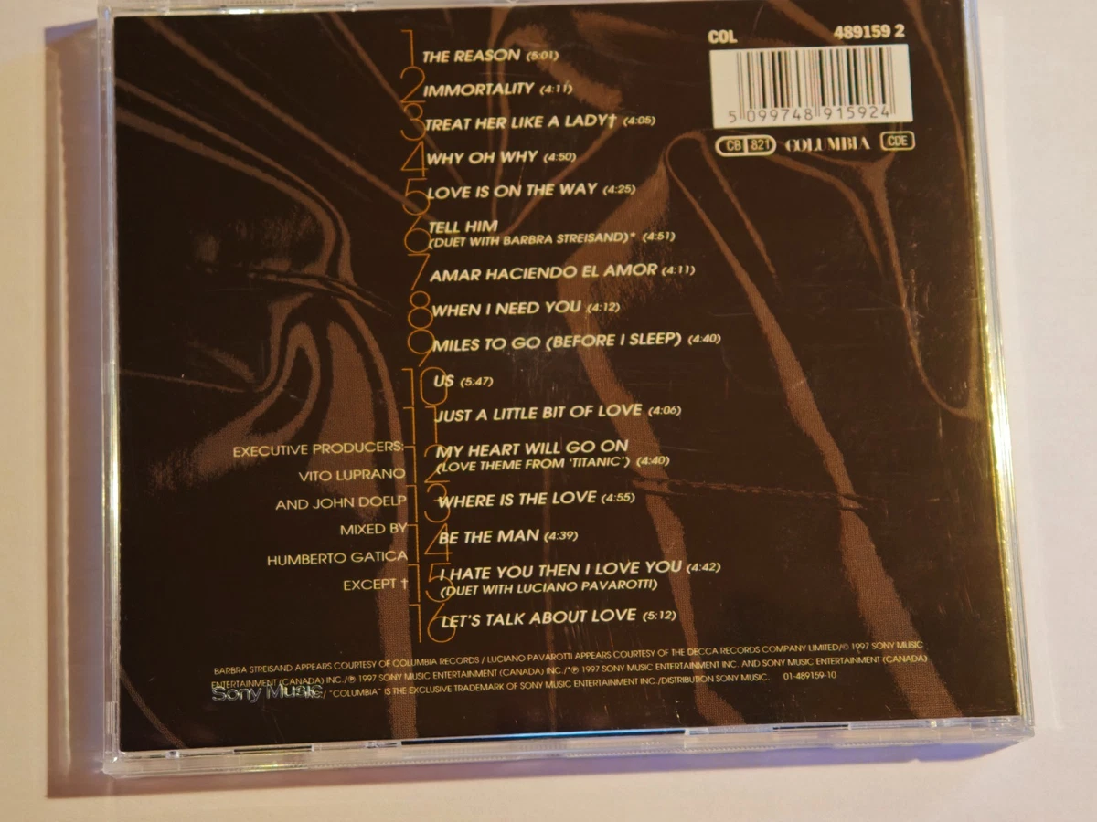 Let's Talk About Love Céline Dion CD 1997 Estado Muy Bueno