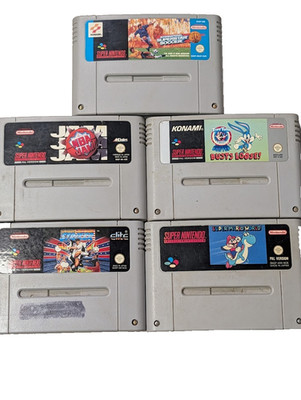 5 X SNES Spiel