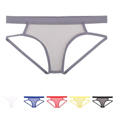 Herren Stretch Mesh Unterhose Atmungsaktiv Weich Bequem Tangas G Strings