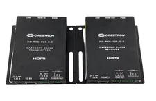 Crestron HDMI Category Cable Receiver RXC-101-C-E + Transmitter HD-TXC-101-C-E
