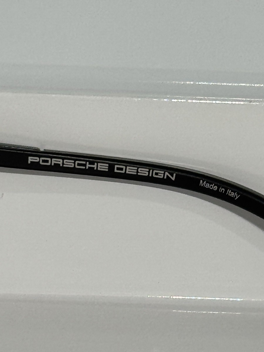Porsche Design P8274 D Gunmetal Titanium Semi-rimless Eyeglasses
