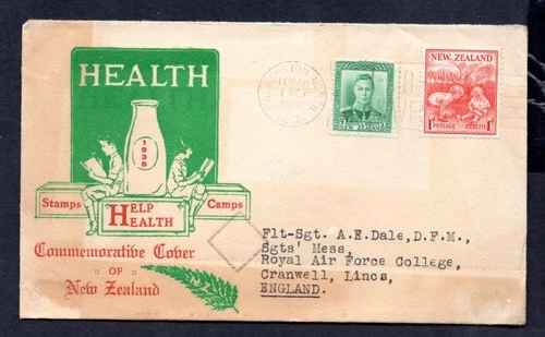New Zealand - 1938 KGVI Health Issue First Day Cover