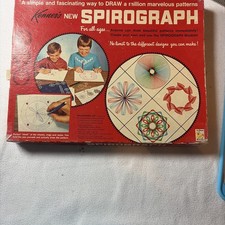 Kenner Spriograph 401 Vintage Set missing 2 in Original Box  Blue Tray 1967