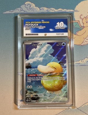 Pokémon TCG Psyduck 226/217 Ascended Heroes Illustration Rare - ACE 10   ️