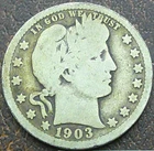 US 1903 Barber Quarter  **