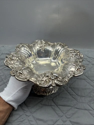 Reed & Barton Francis I Sterling Silver Pedestal Dish X568 396g