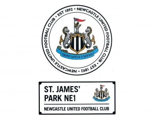 Newcastle United 2 Pack Car Decal Set Official Football Car Sticker Gift