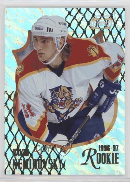 1996-97 Pinnacle Summit 1996-97 Rookie Ice David Nemirovsky #191 n1u