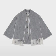 Totem Embroidered Scarf Jacket - Size 36, Pre-Owned