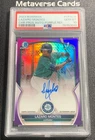 2023 Bowman Chrome Lazaro Montes 1st Auto Purple Refractor /250 PSA 10