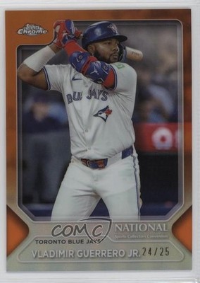 2025 Topps National Convention Orange Refractor 24/25 Vladimir Guerrero Jr 13u1