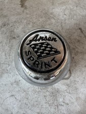 Nos Ansen Sprint Race Flag Wheel Center Cap Metal Authentic Vintage 2.5