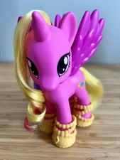 My Little Pony Princess Cadance in pretty yellow shoes. 6" Tall Hot pink