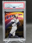 Aaron Judge 2025 Topps Finest Creators GOLD Refractor 15/50 PSA 10 Card #C-12