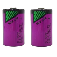 2pcs for TADIRAN TL-5902 3.6V 1/2 AA ER14250 SL350/750 TL-2150 ls14250 Batteries