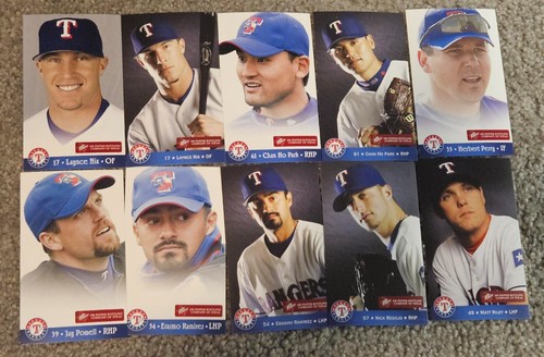2004 & 2005 Texas Rangers Dr. Pepper Team Issued Cards Singles - Picture 50 of 76