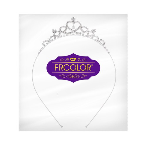 Diadema corona princesa hombre niño cristal niños accesorios para el cabello - Imagen 4 de 12