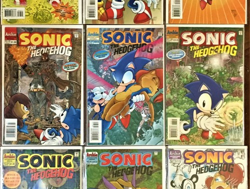 LOT 34: SONIC The HEDGEHOG 11 Comic Books #30-38, 40-41 ~ 1996 Bagged & Boarded - Picture 6 of 7