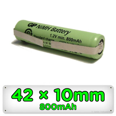 Ersatz Rasierer Akku für Braun Philips Norelco Remington 42 mm x 10 mm Ni-MH