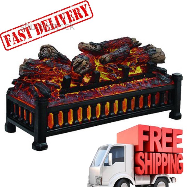 Comfort Smart 23 Infrared Electric Fireplace Insert Log Set For