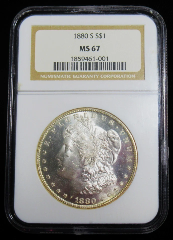1880-S Morgan Silver Dollar NGC MS-67. Superb COIN - Image 3 of 4