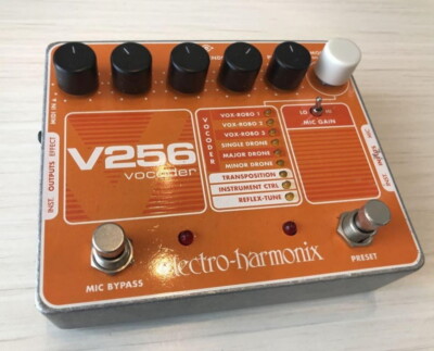 Electro-Harmonix V256 Vocoder Mikrofon Effektpedal Gender Bender Control