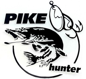 Pegatina Para Coche Pescador Con Pescado