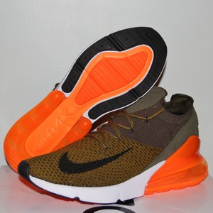 Nike Air Max 270 Flyknit Olive Flak Running Shoes Mens 12 AO1023-301 Orange | eBay
