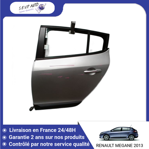 Panneau de Porte Arrière gauche RENAULT MEGANE 3