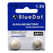 2 Pack New AG12 Battery LR43 386 386A V386 186 L1142 301 SR32 SR1142 1.5V pcs