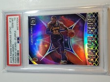 Lebron James   PSA 10 Gem Mint   2019-20 Optic Prizm Holo Fantasy Stars #14 card