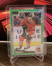 2020-21 O Pee Chee Platinum Jonathan Toews Emerald Surge 10/10 RARE
