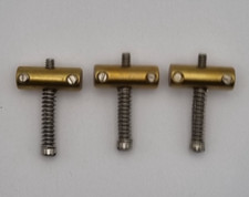 Fender Pure Vintage '52 Telecaster Plain Brass Barrel Saddle Set P/N 0990843000