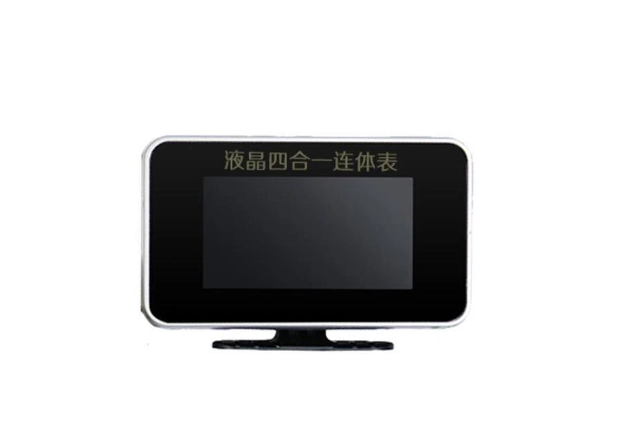 Medidores multifuncionales de temperatura/presión de aceite/combustible/voltaje para automóvil LCD 4 EN 1 Foto 3 de 4