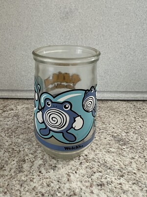 Welch's Jelly Pokémon Jar Glass Cup #61 Poliwhirl No Lid | eBay