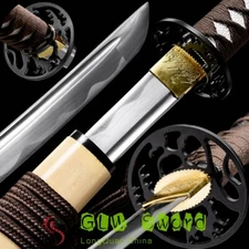 41"Full Tang 1095 High Carbon Steel Handmade Japanese Samurai Sword Sharp Katana