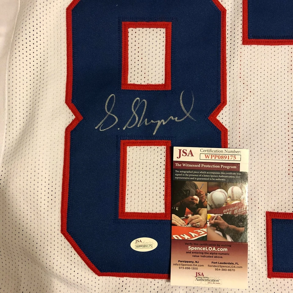  Sterling Shepard Signed Autographed Custom GIANTS Jersey JSA Witnessed COA - Image 3 of 4