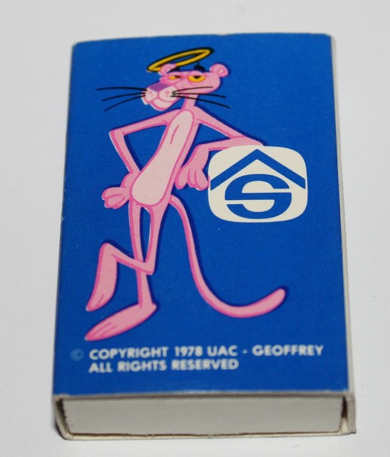 THE PINK PANTHER Safeco Insurance Safety Pocket Size Box