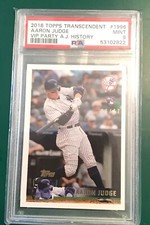Aaron Judge 2017 Topps Transcendent History VIP Party PSA 9 Rookie Card 1996 /87