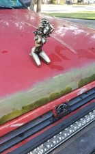Rare Hood Ornament Rat Rod Big Rig Sexy Medusa