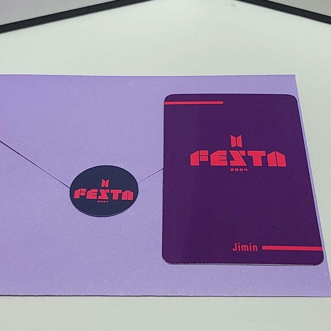 BTS JIMIN FESTA 2024 ARMY ZONE FC Limited Official Photocard BTS JIMIN FESTA 2024 ARMY ZONE FC Limited Official Photocard