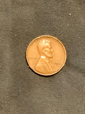 1956 Penney d rim error lettering L in liberty multiple errors, a must have.