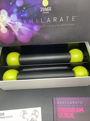 Zumba Fitness Exhilarate Body Shaping System Toning Sticks Program Guide 7 Cd's - 第 2/15 張圖片