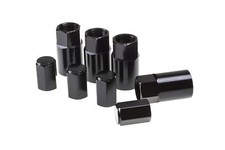 Wheel Mate Tpms Tire Valve Stems Covers Caps Black Anodize Universal Set Of 4 Wheel Mate Tpms Tire Valve Stems Covers Caps Black Anodize Universal Set Of 4