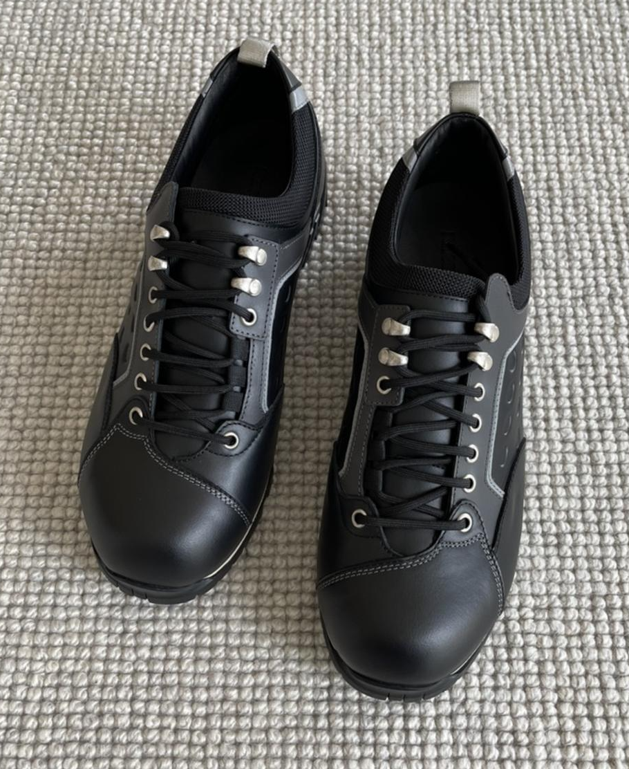Kiko Kostadinov carbon black nash lace up shoes bowling size EU 43 / US 10