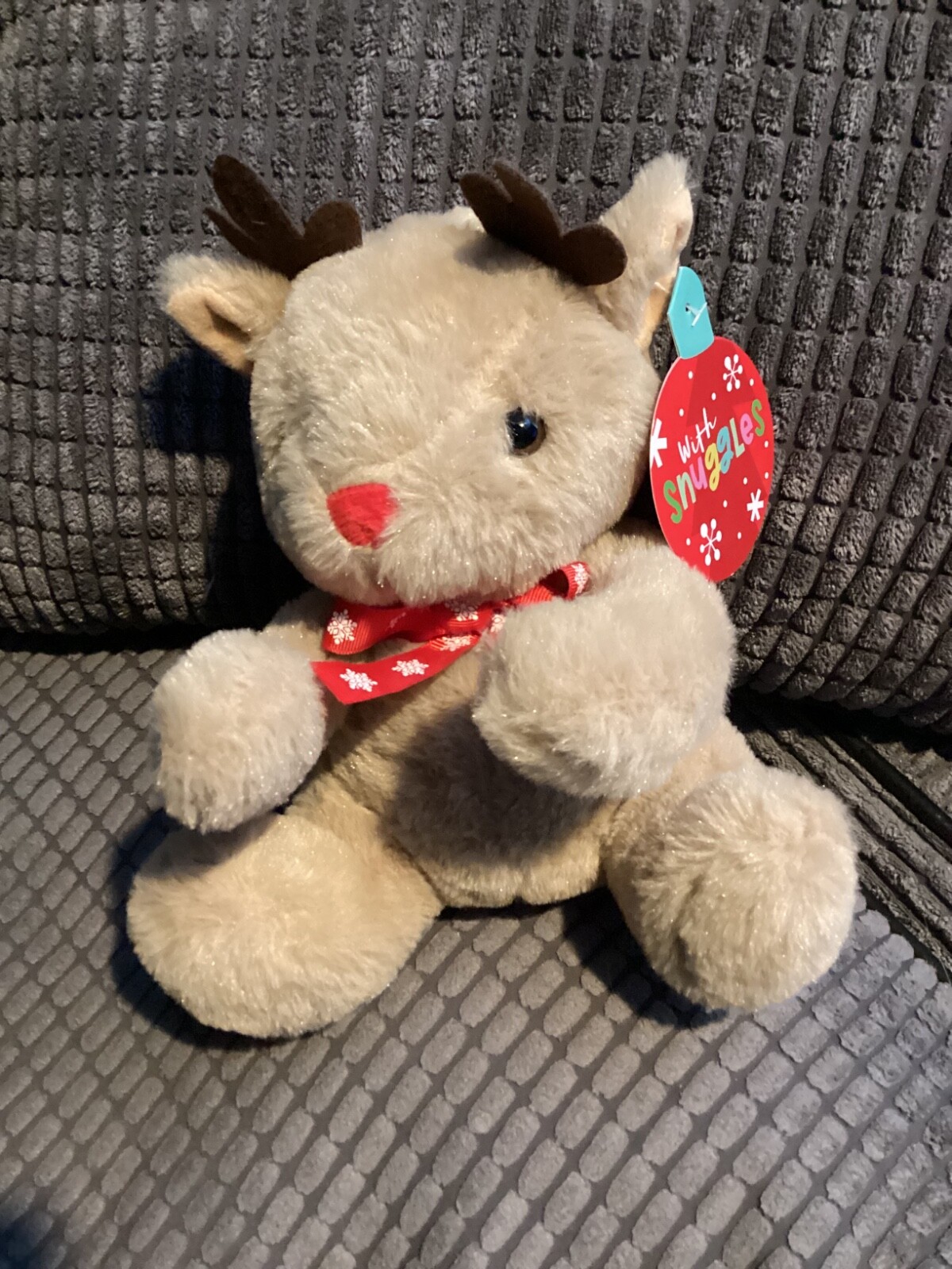 BNWT New Rudolph Reindeer Teddy Soft Plush Toy - 20cm - Christmas