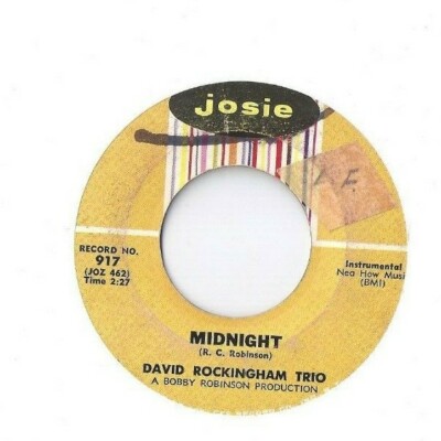 DAVID ROCKINGHAM TRIO Midnight / Bee Dee 45 RECORD R&B SOUL